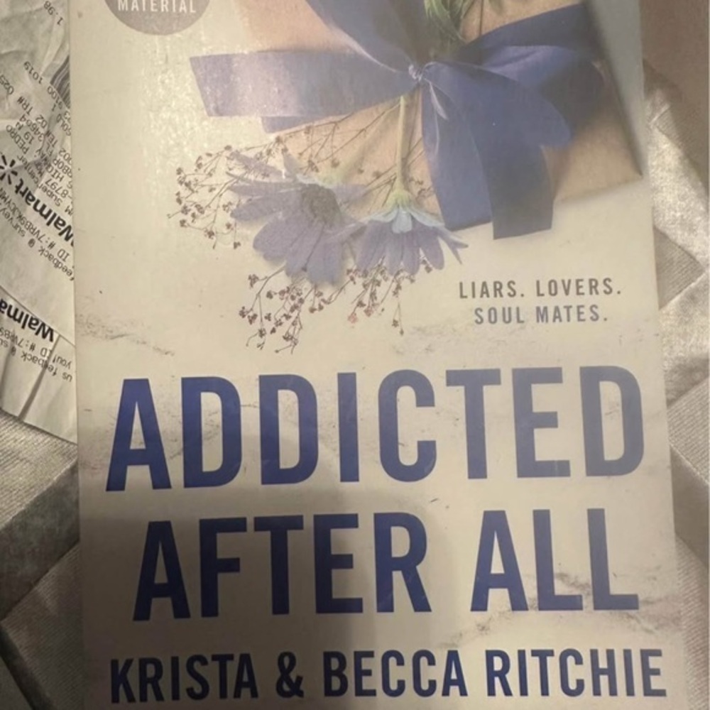 Addicted After All by Krista & Becca Ritchie - Blue and White Cover